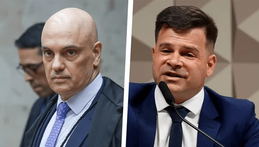 O ministro do STF Alexandre de Moraes e o ex-diretor da Polícia Rodoviária Federal, Silvinei Vasques | Foto: Montagem sobre reprodução/Redes sociais