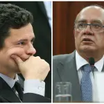 O senador Sergio Moro e o ministro do STF Gilmar Mendes | Foto: Montagem sobre reprodução/X