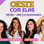 O Oeste Com Elas é transmitido de segunda a sexta-feira, das 10h às 12h | Foto: Divulgação/Oeste