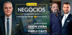 O Oeste Negócios é transmitido às segundas-feiras, das 20h30 às 21h30 | Foto: Divulgação/Oeste