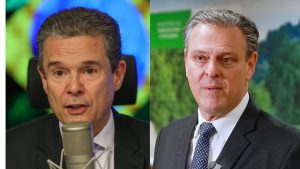 Os ministros André de Paula (esquerda) e Carlos Fávaro | Foto: Montagem sobre reprodução/Redes sociais