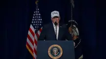 Pronunciamento do presidente dos EUA, Donald Trump, depois de ataque ao Irã