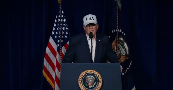 Pronunciamento do presidente dos EUA, Donald Trump, depois de ataque ao Irã