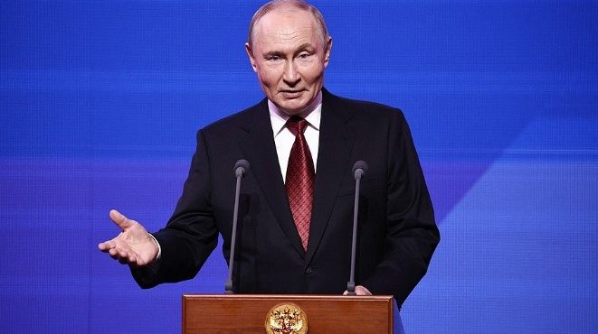 Vladimir Putin parabenizou os moradores de Moscou pelo dia da cidade