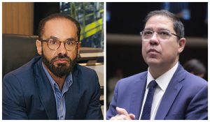Ricardo Magro, à esquerda do leitor, e Altineu Côrtes, à direita | Foto: Divulgação/Michelle Cadara/Kayo Magalhães/Câmara dos Deputados