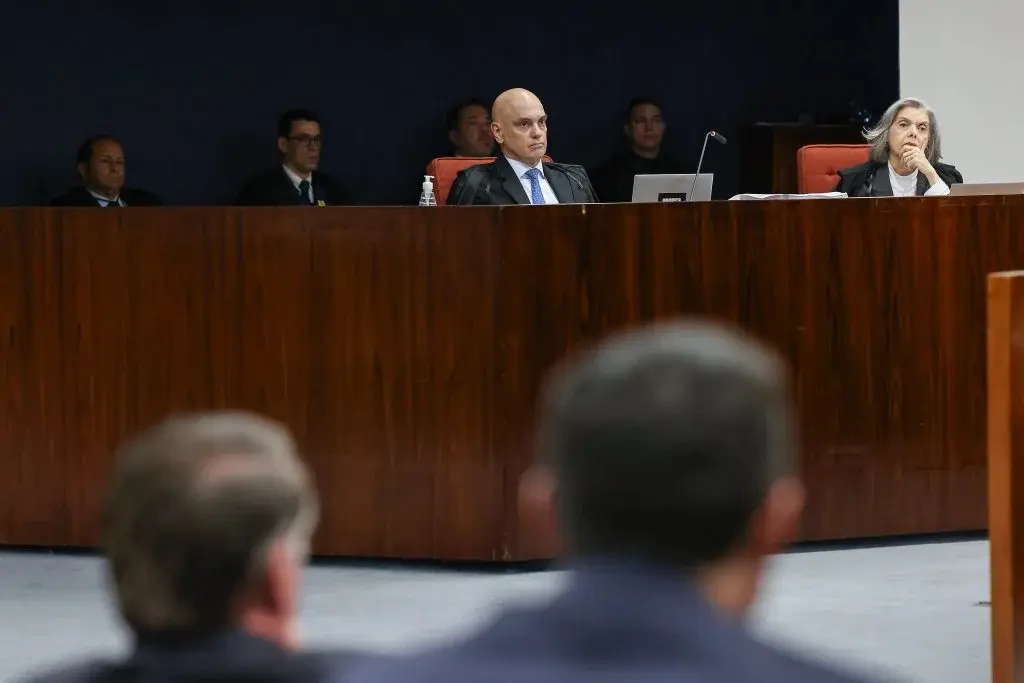 Os ministros Alexandre de Moraes e Cármen Lúcia, da Primeira Turma do STF | Foto: Antonio Augusto/STF
