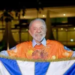 Lula da Silva durante visita à escola Acadêmicos de Niterói | Foto: Ricardo Stuckert/PR