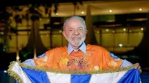 Lula da Silva durante visita à escola Acadêmicos de Niterói | Foto: Ricardo Stuckert/PR