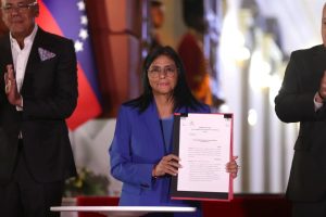 A presidente interina da Venezuela, Delcy Rodríguez, promulgou a Lei de Anistia geral nesta quinta, 19: "Porta para a reconciliação" | Foto: Reprodução/X