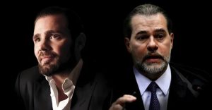 O banqueiro Daniel Vorcaro e o ministro do STF Dias Toffoli | Montagem sobre reprodução/Revista Oeste