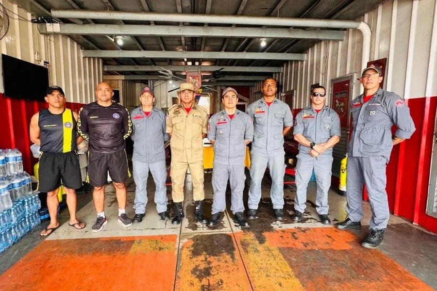 Bombeiros de São Paulo já estão em Manaus para apoio a buscas de desaparecidos | Foto: Divulgação/Corpo de Bombeiros de SP
