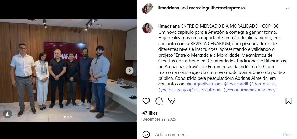 Postagem de Adriana no Instagram | Foto: Reprodução
