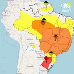 Alertas do Inmet atingem praticamente todo o país - 03/02/2026 | Foto: Reprodução/Inmet