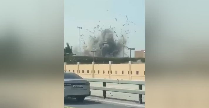 Irã bombardeia base norte-americana no Bahrein | Foto: Reprodução/X