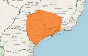 Alerta do Inmet atinge os Estados de São Paulo, Paraná, Rio de Janeiro e Minas Gerais - 18/02/2026 | Foto: Reprodução/Inmet