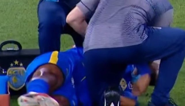 convulsão alexandre souza sampaio correa x flamengo