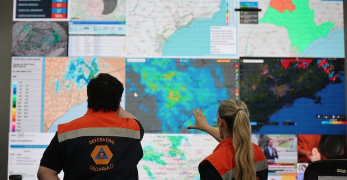 Altos volumes de chuva preocupam Defesa Civil de SP | Foto: Divulgação/Defesa Civil