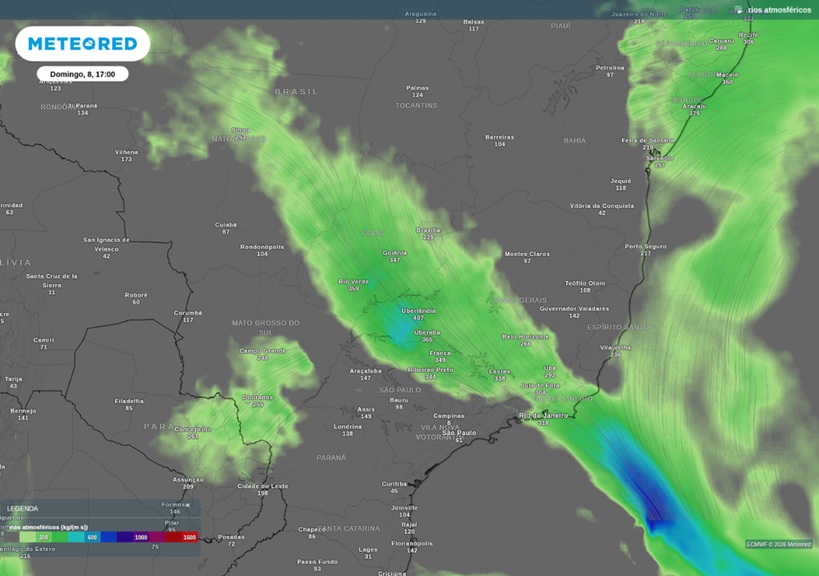 frente fria e rio atmosférico - meteored - 08022026
