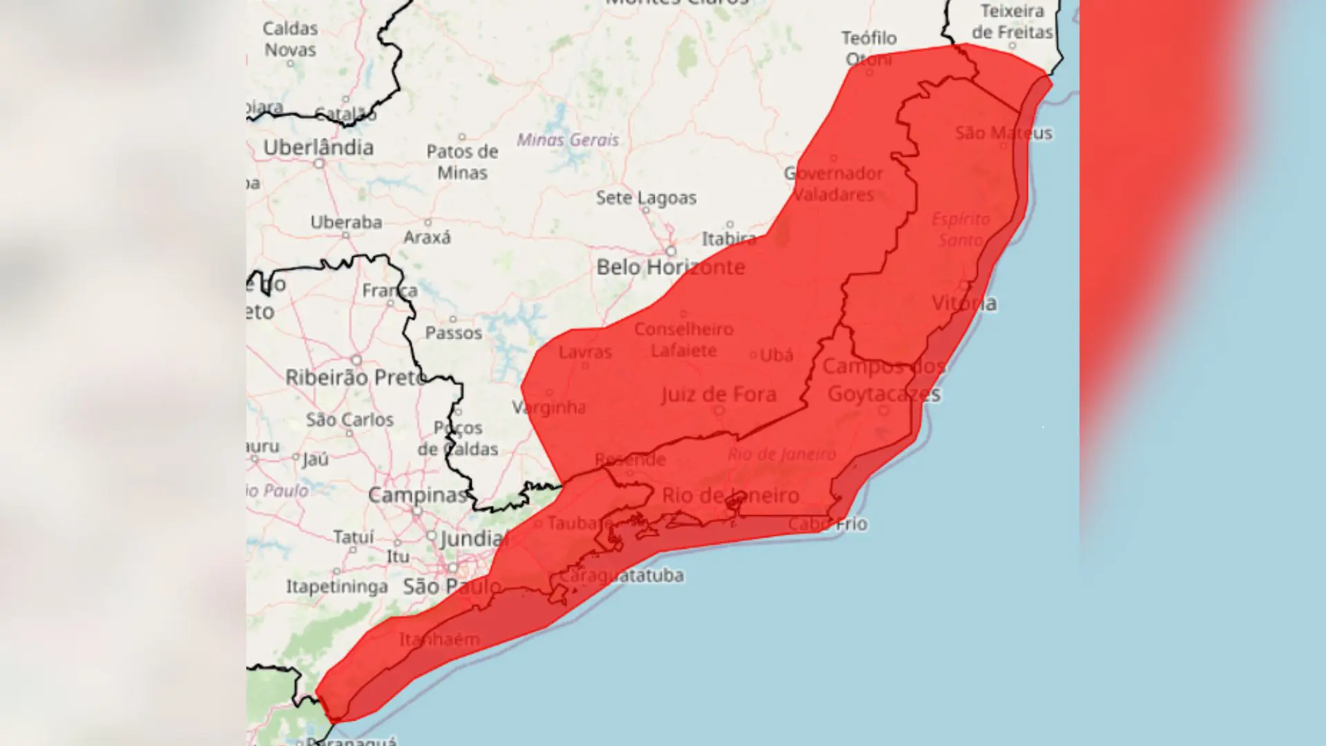 brasil clima alerta vermelho acúmulo chuva
