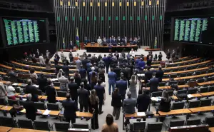 Plenário da Câmara analisou o PL Antifacção na noite desta terça-feira, 24