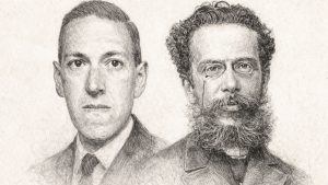 Referências na literatura, H.P Lovecraft e Machado de Assis inovaram com suas obras | Foto: Montagem Revista Oeste/IA