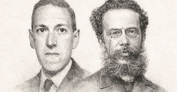 Referências na literatura, H.P Lovecraft e Machado de Assis inovaram com suas obras | Foto: Montagem Revista Oeste/IA