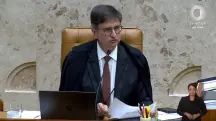 Paulo Gonet, procurador-geral da República, durante sessão no STF sobre penduricalhos - 25/02/2026 | Foto: Reprodução/YouTube