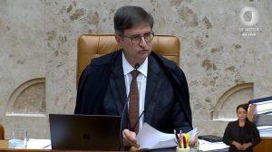 Paulo Gonet, procurador-geral da República, durante sessão no STF sobre penduricalhos - 25/02/2026 | Foto: Reprodução/YouTube