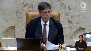 Paulo Gonet, procurador-geral da República, durante sessão no STF sobre penduricalhos - 25/02/2026 | Foto: Reprodução/YouTube