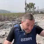Vídeo: repórter escapa de míssil no sul do Líbano