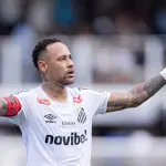 Neymar, em partida entre Santos e Corinthians na Vila Belmiro, em 15/03/2026