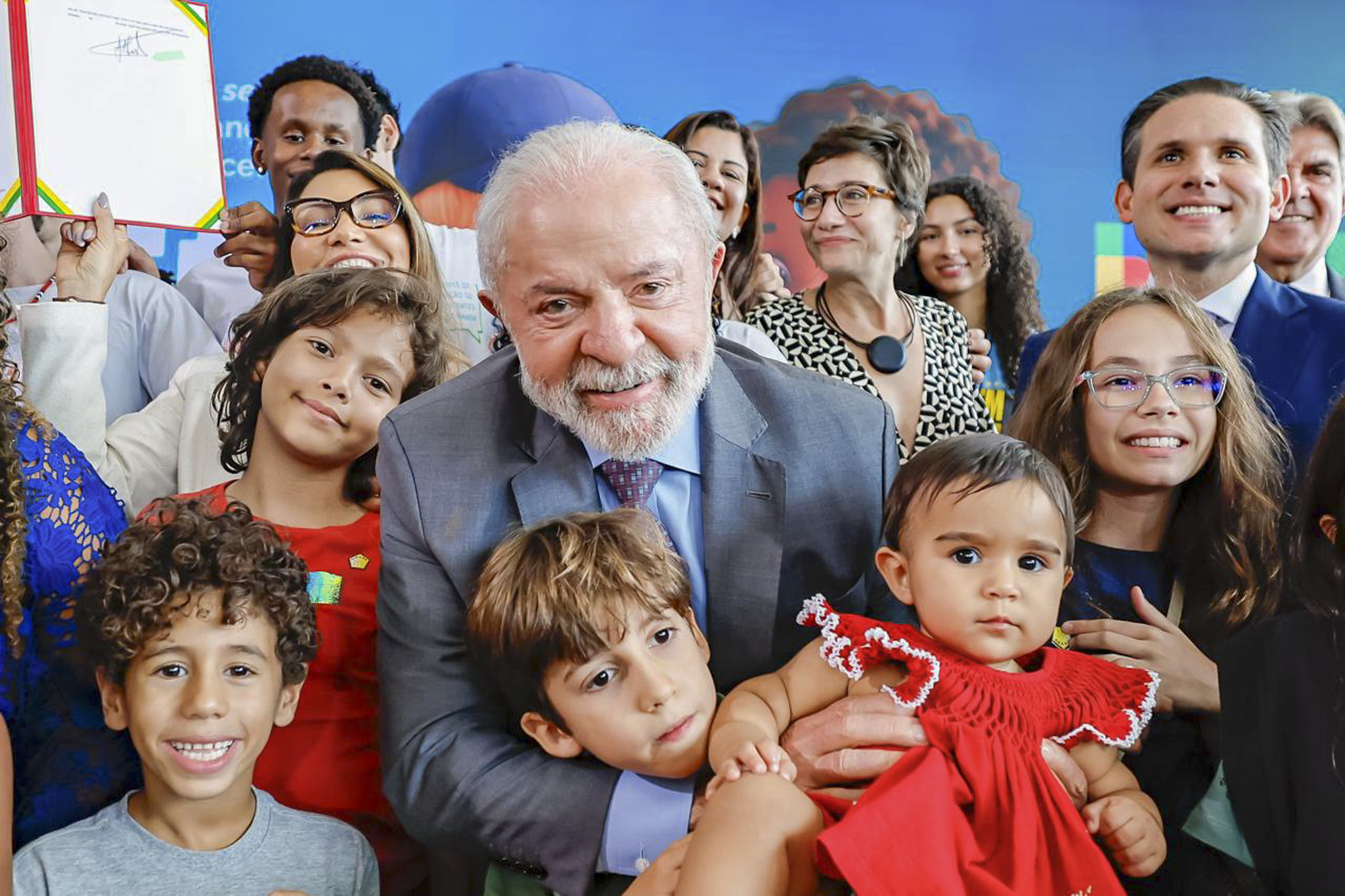 Janja, Lula e Motta