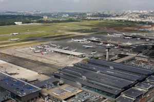 Vista aérea do Aeroporto de Guarulhos | Foto: Divulgação/GRU Airport