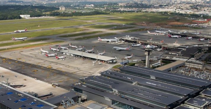 Vista aérea do Aeroporto de Guarulhos | Foto: Divulgação/GRU Airport