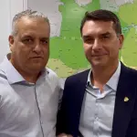 Alfredo Gaspar e Flávio Bolsonaro