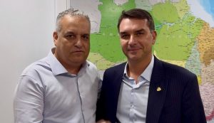 Alfredo Gaspar e Flávio Bolsonaro