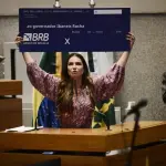 A deputada tucana Paula Belmonte: 'cheque em branco' para o BRB | Foto: Reprodução/X