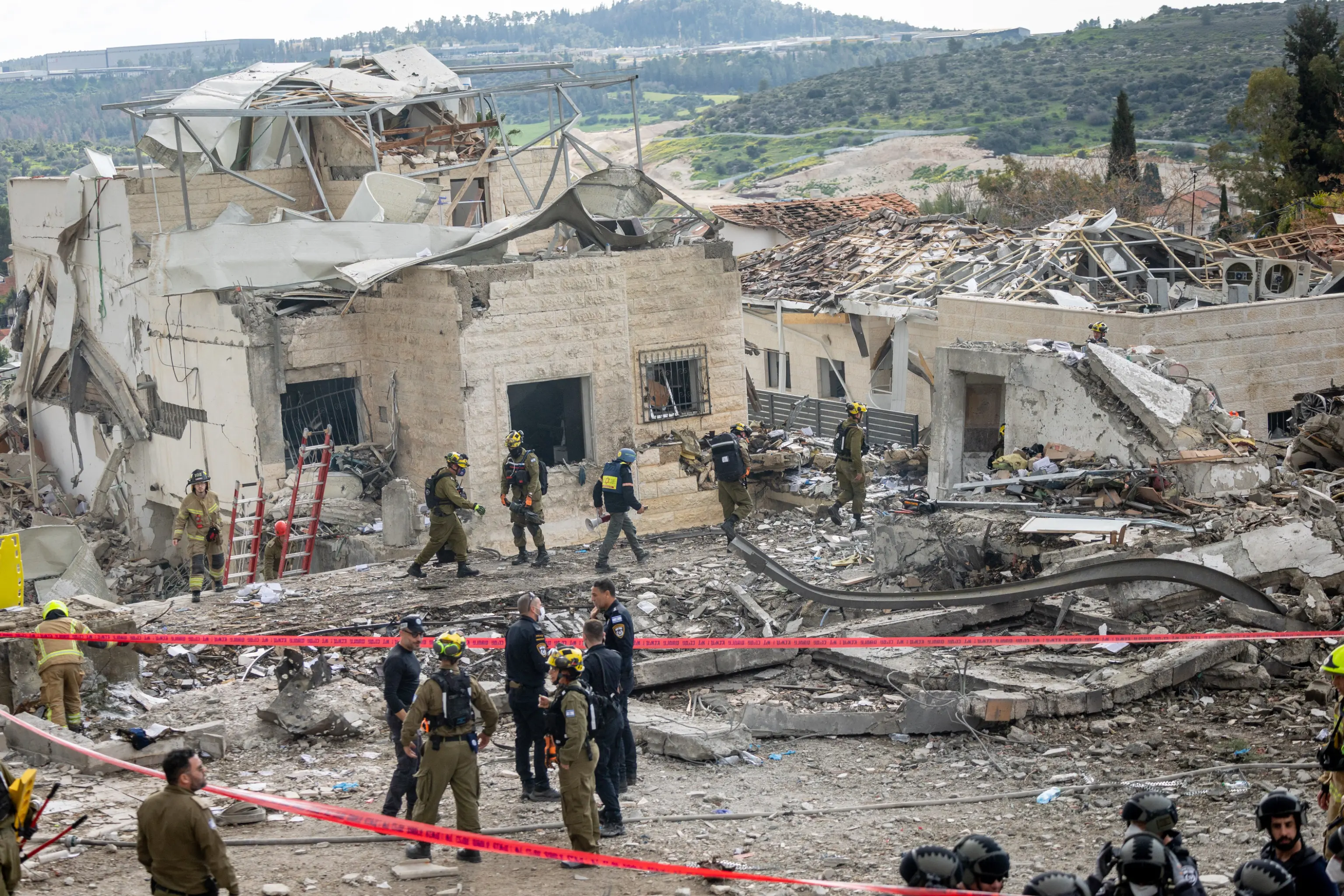 Bombardeios do Irã contra Israel, neste domingo, 1º