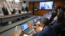 Reunião da Comissão de Constituição, Justiça e Cidadania (CCJ) do Senado | Foto: Saulo Cruz/Agência Senado