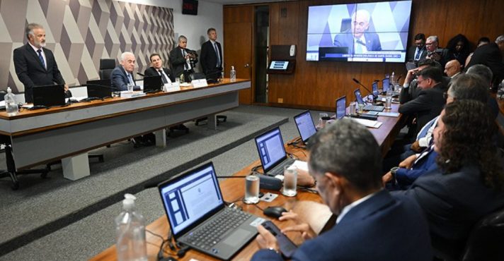 Reunião da Comissão de Constituição, Justiça e Cidadania (CCJ) do Senado | Foto: Saulo Cruz/Agência Senado