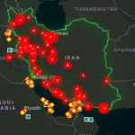 satelite israel e irã
