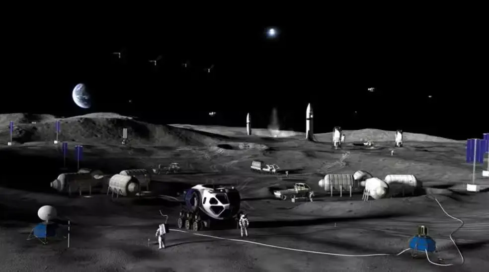 base da Nasana lua