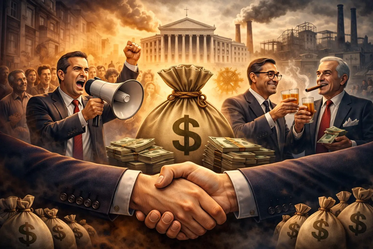 O desenvolvimentismo é um paradigma de política econômica apoiado em certas tradições teóricas que afirmam que o Brasil precisa de um Estado ativo para estruturar a economia em atividades mais sofisticadas | Foto: Divulgação/Oeste | Imagem criada com o auxílio de inteligência artificial