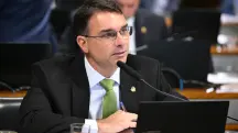 Senador Flávio Bolsonaro (PL-RJ) emitiu nota sobre CPMI do INSS | Foto: Edilson Rodrigues/Agência Senado