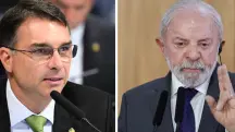 Flávio Bolsonaro e Luiz Inácio Lula da Silva | Fotos: Edilson Rodrigues/Agência Senado e Fabio Rodrigues-Pozzebom/ Agência Brasil
