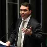 O senador e presidenciável Flávio Bolsonaro: liderança digital | Foto: Fabio Rodrigues Pozzebom/Agência Brasil