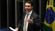 O senador e presidenciável Flávio Bolsonaro: liderança digital | Foto: Fabio Rodrigues Pozzebom/Agência Brasil