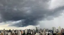 São Paulo deve ter fim de semana com céu carregado de nuvens | Foto: Reprodução/X