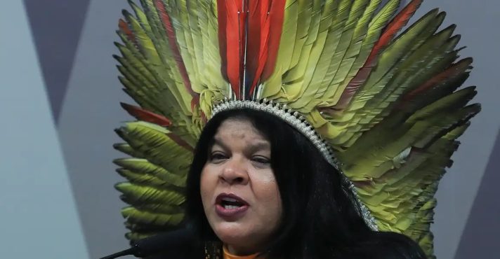 A ministra dos Povos Indígenas, Sônia Guajajara | Foto: Lula Marques/Agência Brasil