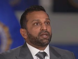 O diretor do FBI, Kash Patel: dados pessoas | Foto: Reprodução/YouTube